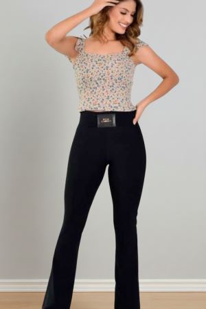 Calça Model Fit - Montaria Flare com Placa (1)