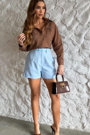 Camisa Linho Premium Bordada - Elegância Natural