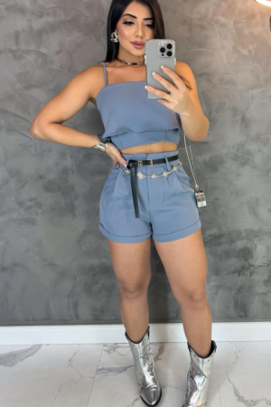 Conjunto Alfaiataria Cropped & Short (2)