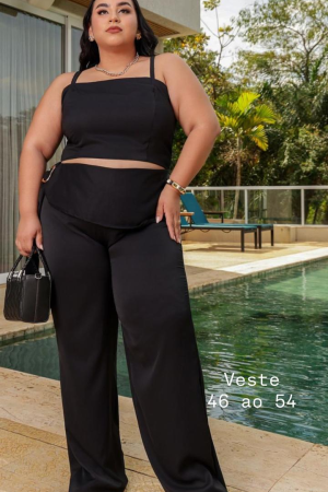 Conjunto Plus Size Sedinha Glam - Frescor e Sofisticação