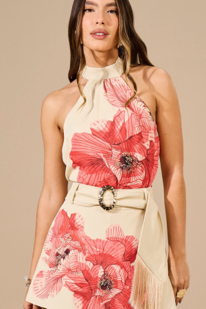 Conjunto Floral Alfaiataria - MondaBelle